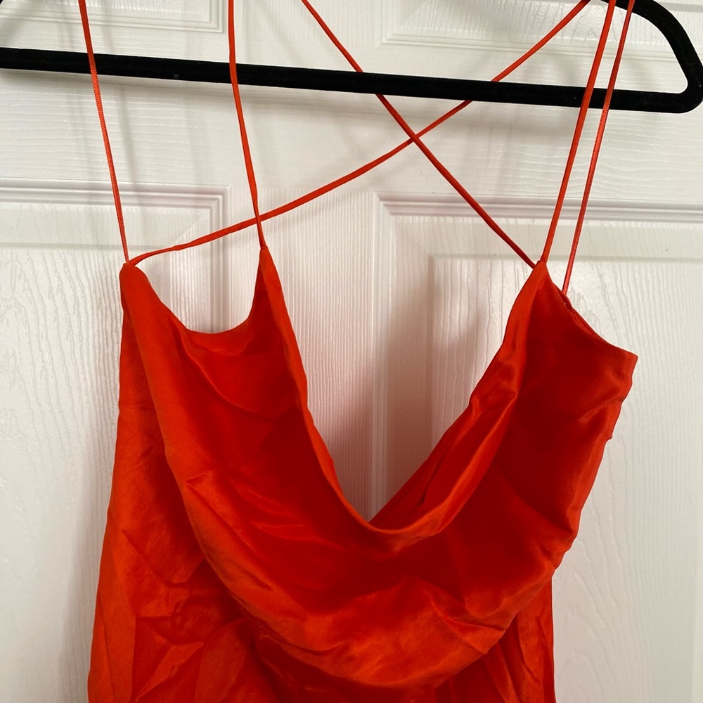 Zara Dark Orange Dress